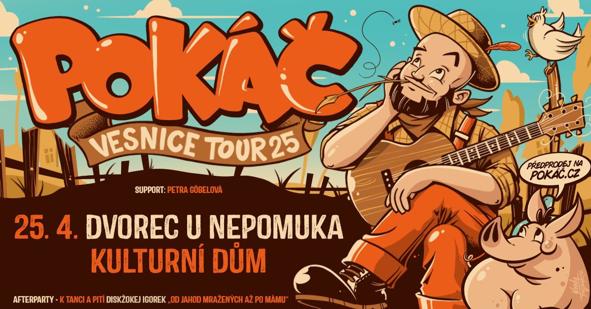 Pokáč se svojí Vesnice Tour 25 zavítá do Dvorce u Nepomuka
