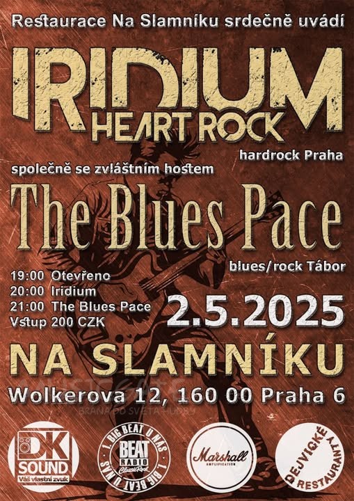 Soutěž o vstupenky Iridium a The Blues pace na Slamníku