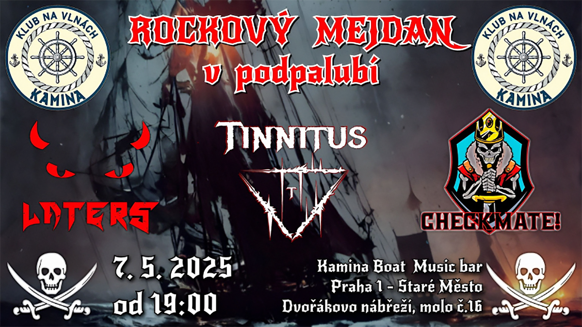 Hard & Heavy Night v podpalubí KAMINA BOAT