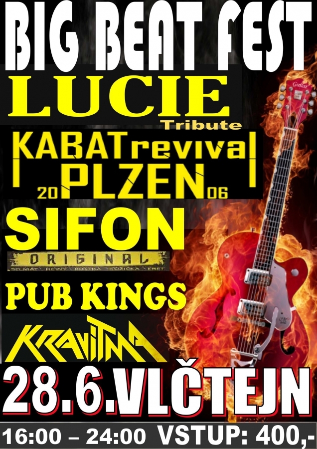 Big Beat Fest na Vlčtejně – očekávaná akce se známými jmény západočeské rockové scény