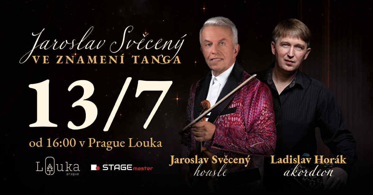 Fenomenální hudebníci Jaroslav Svěcený a Ladislav Horák zvou na exkluzivní koncert na Prague Louku v Praze! Vystoupí v originálním prostředí beduínských stanů