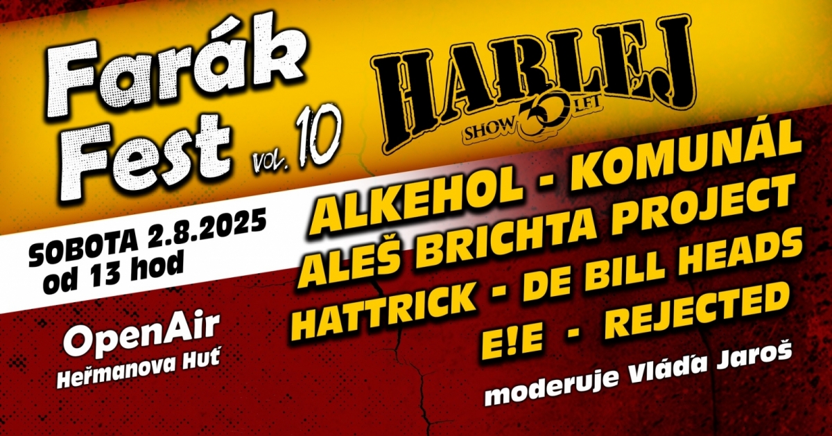 Událostí roku v Heřmanově Huti se stane kulatý, již 10. ročník open air akce Farák Fest