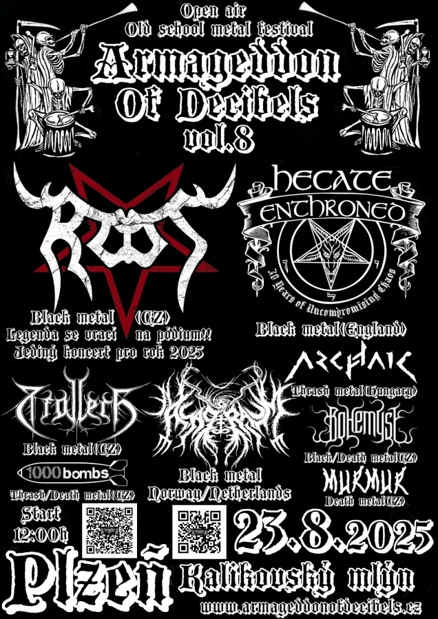 Nový termín Armageddon Of Decibels vol. 8 nemění nic na obsahu ani místě konání plzeňského metalového festivalu