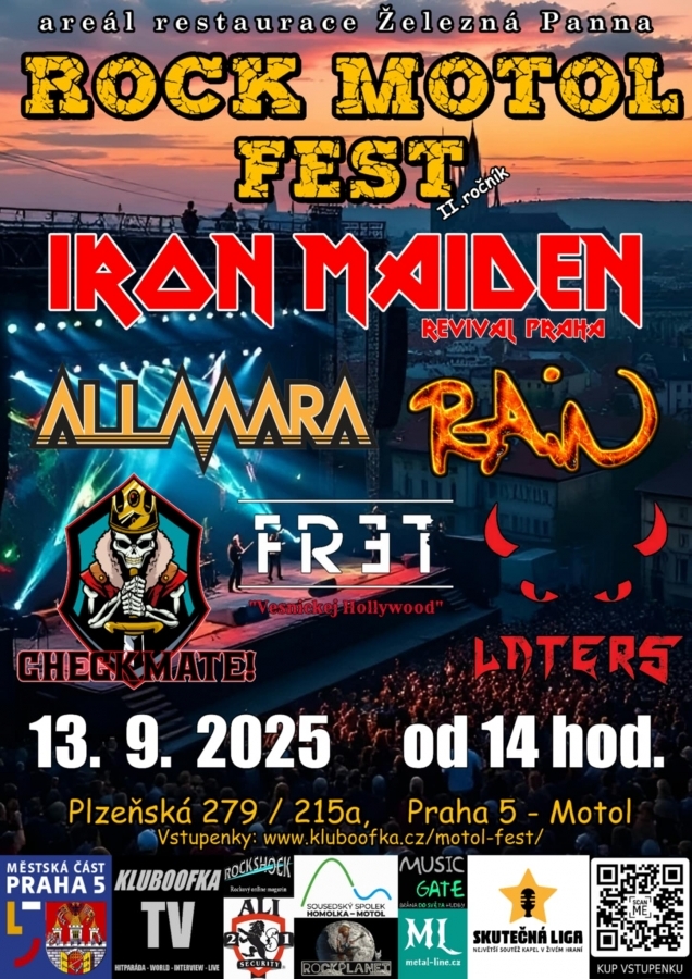 ROCK MOTOL FEST 2025 – Rock-metalový Open Air Festival v Praze