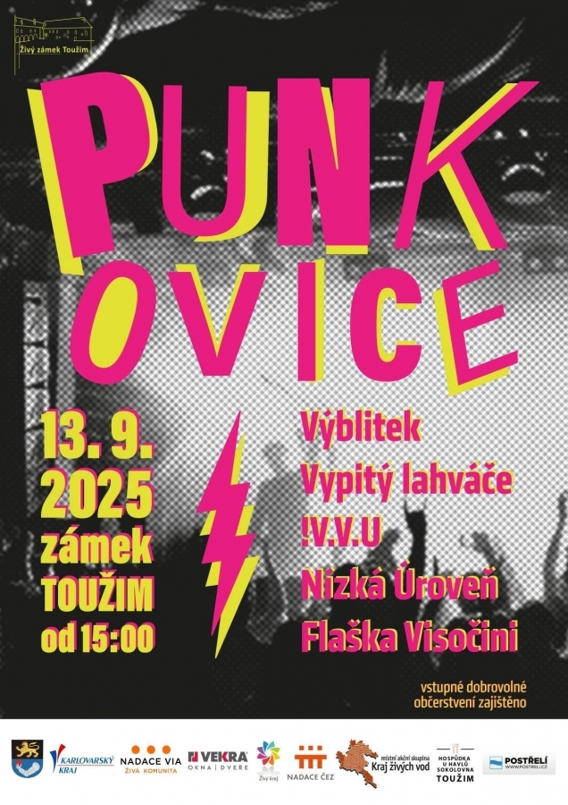 Punkovice na Zámku Toužim nabídne jednu z posledních letošních open air akci