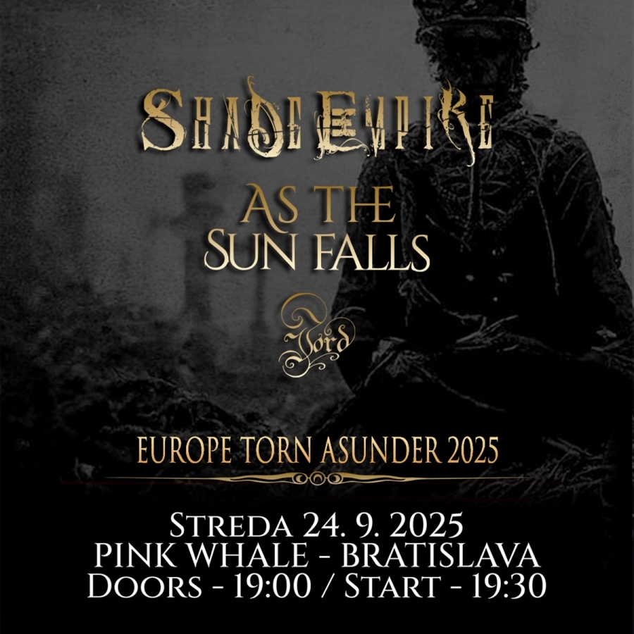 Bratislava Torn Asunder: Shade Empire, As The Sun Falls a Jord rozpútajú na Pink Whale škandinávsku metalovú búrku