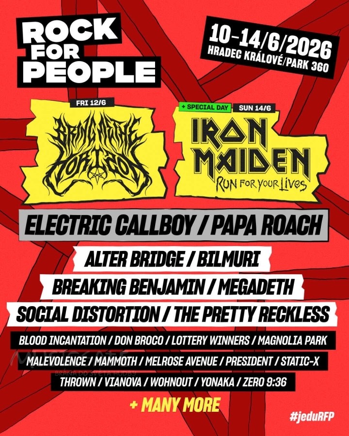 Rock for People oznamuje první hvězdy