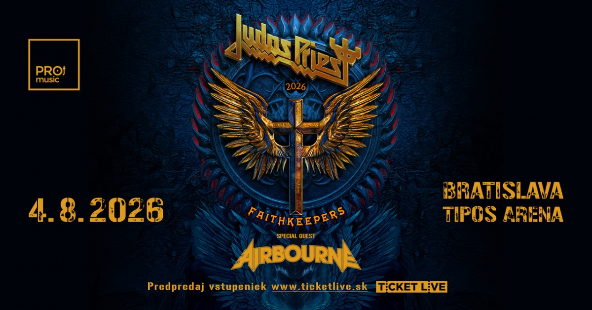 HEAVY METALOVÝ ÚTOK NA BRATISLAVU: JUDAS PRIEST SI PRIVÁŽAJÚ ŽIVELNÝCH AIRBOURNE