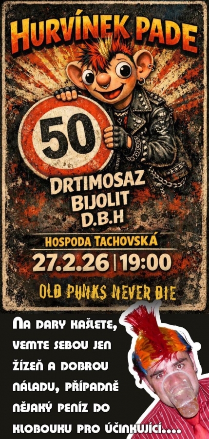 Očekávaná punková jízda na konečné má název Hurvínek Pade