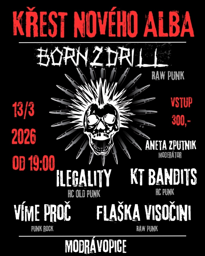 Bude se pít, bude se pogovat a hlavně se bude slavit – pražští Born2Drill pokřtí nové album Zákony Síly
