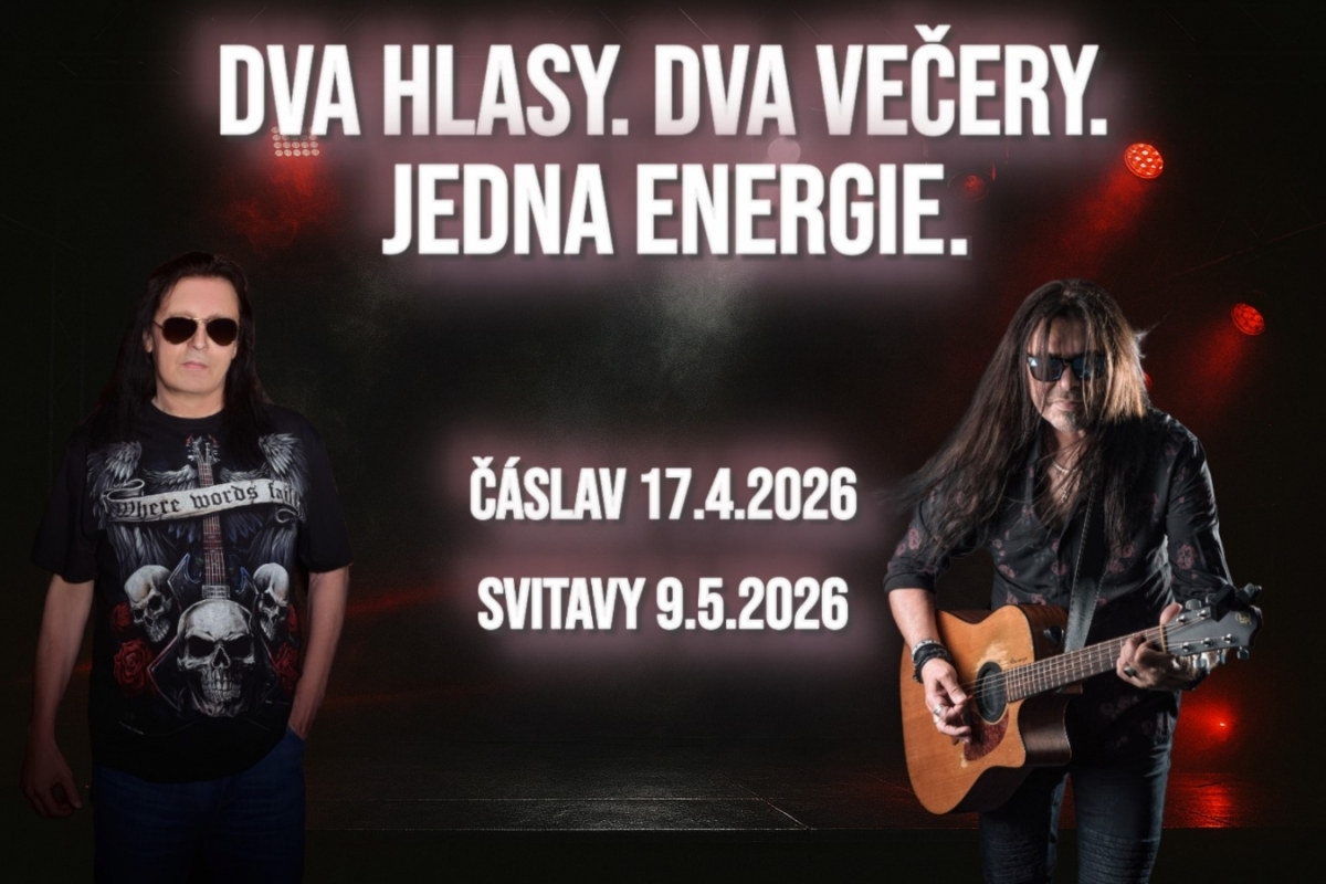 Dvě české rockové legendy spojí síly ve dvou výjimečných večerech