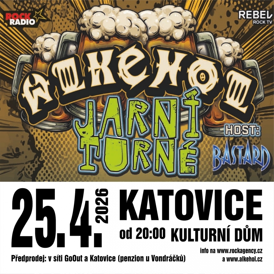 Zastávka pražského Alkeholu na turné k novému albu slibuje v Katovicích skvělé hudební zážitky