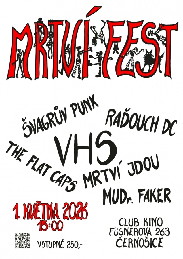 Černošický Mrtví fest se do hudebních map zapíše výrazným prvním ročníkem