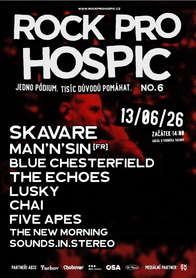 Rock pro hospic se vrací! Šestý ročník proběhne 13. června 2026