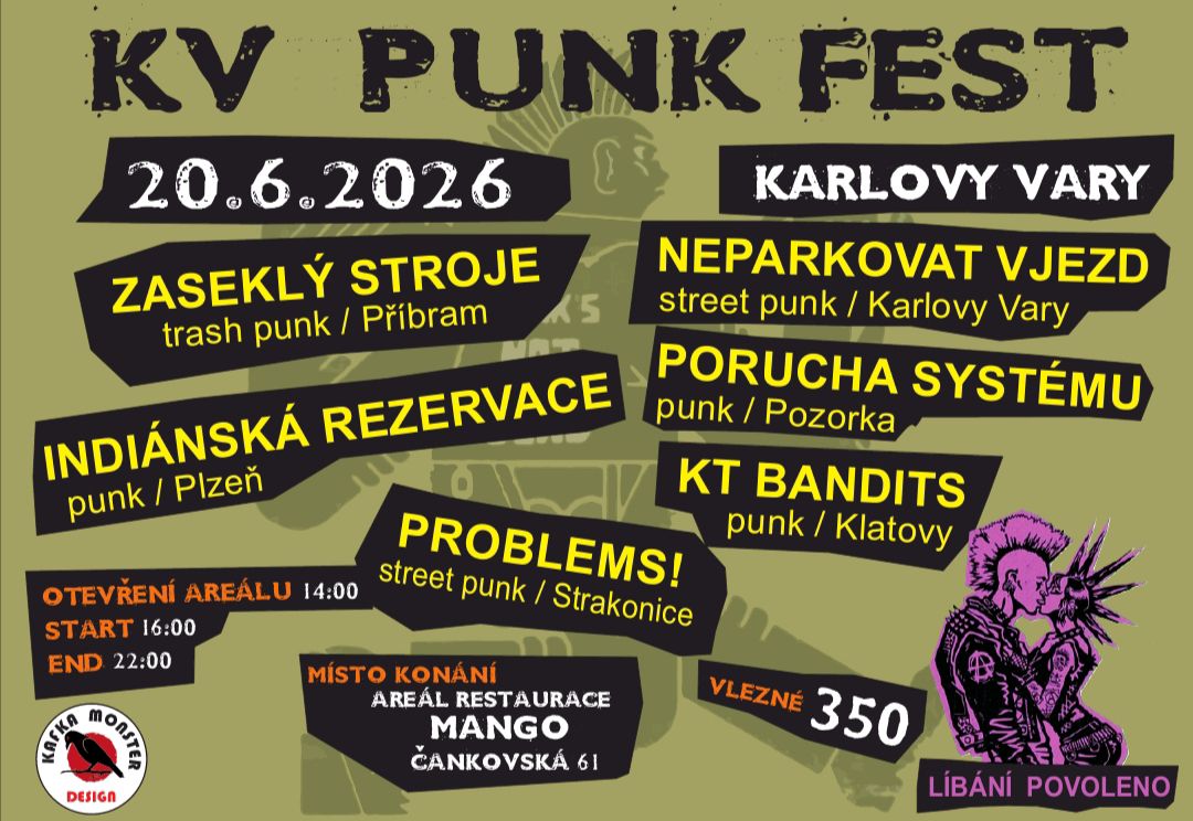 Karlovy Vary čeká v červnu punkový nářez, line-up odhalil šestici kapel