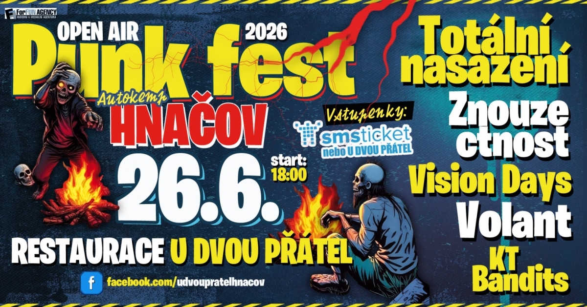 Punk Fest ve velice silné sestavě – hosté ATC Hnačov se mají opravdu nač těšit