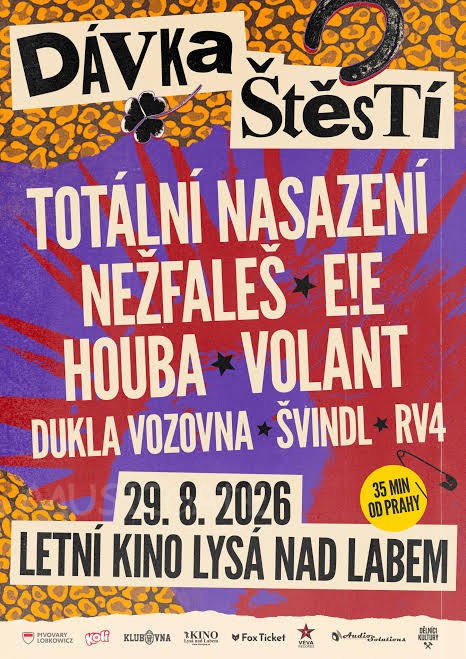 Festival Dávka Štěstí přiveze do Lysé nad Labem pořádnou dávku punku