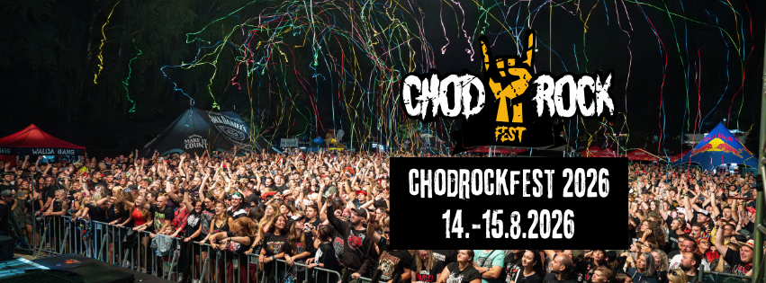 Chodrockfest 2026 aneb párty rocku na Chodrocku klepe na dveře!  Dorazí Dymytry, Harlej, Komunál i Marie Rottrová