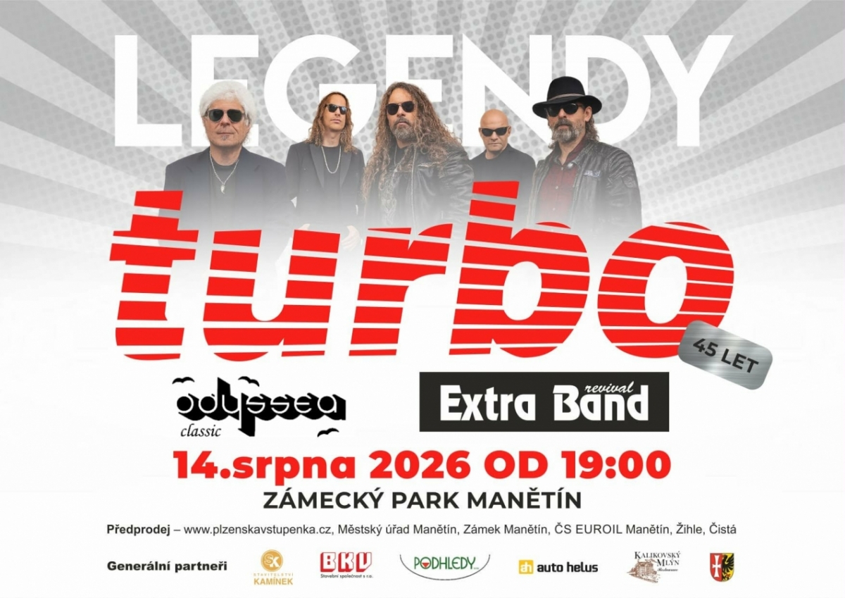 Turbo oslaví 45 let, hudebními gratulanty se stanou Odyssea a plzeňský EBR