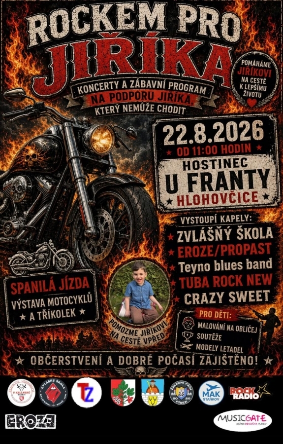 Benefiční festival s názvem Rock pomáhá nabídne program celým rodinám