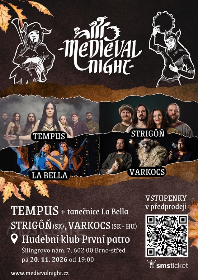 Temné středověké melodie i rockový nářez: Brno čeká magická Medieval Night!
