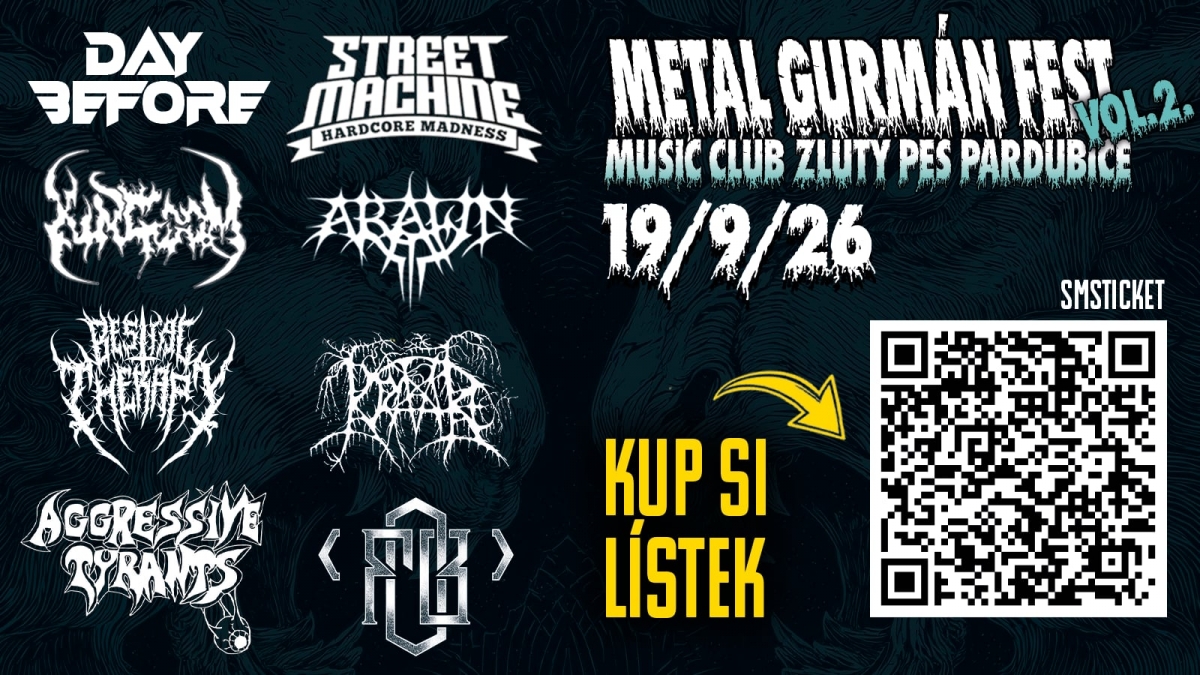 Metal Gurmán Fest vol. 2 ovládne Pardubice – osm kapel a nový klip